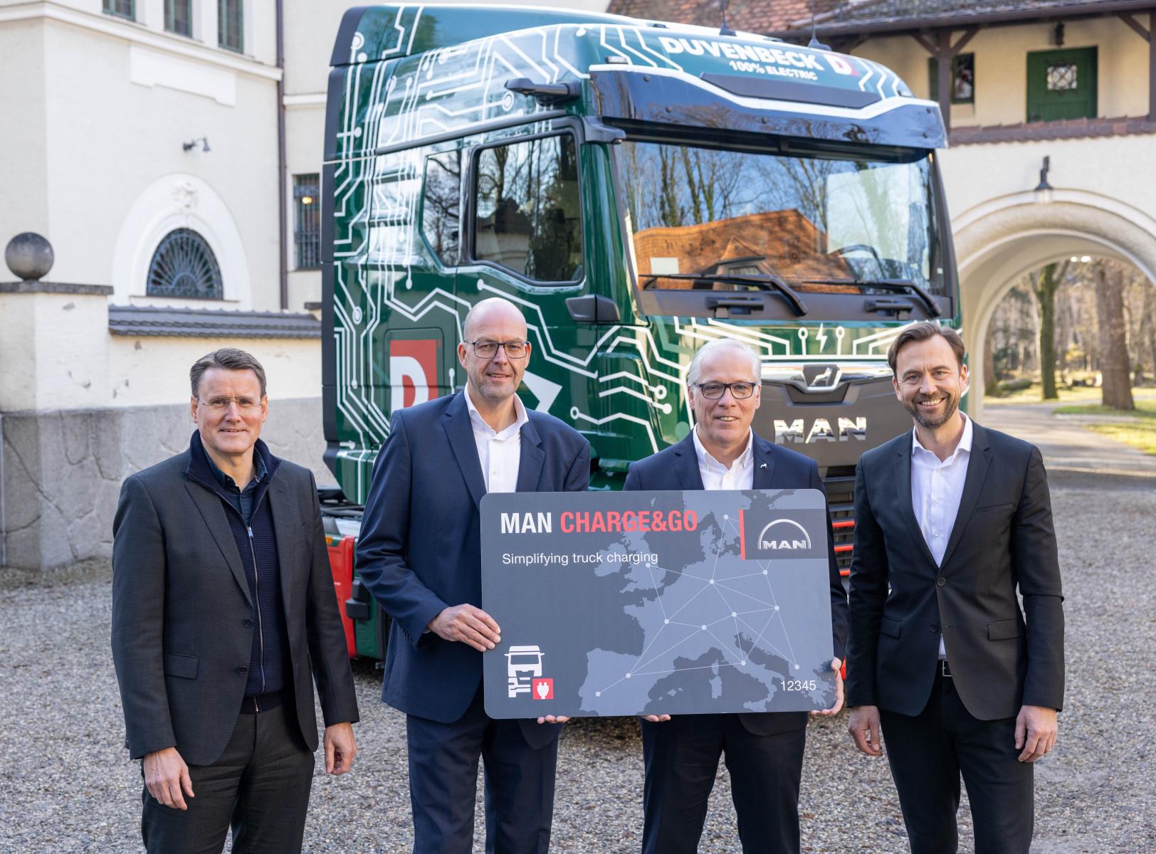 MAN-First MAN eTruck starts with Duvenbeck in emission-free VW plant logistics