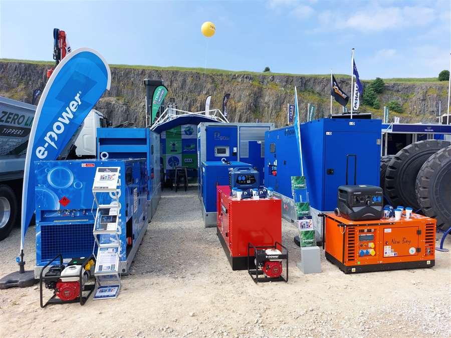 20240627 112747 commercial fuel solutions h2 gen set at hillhead 2024