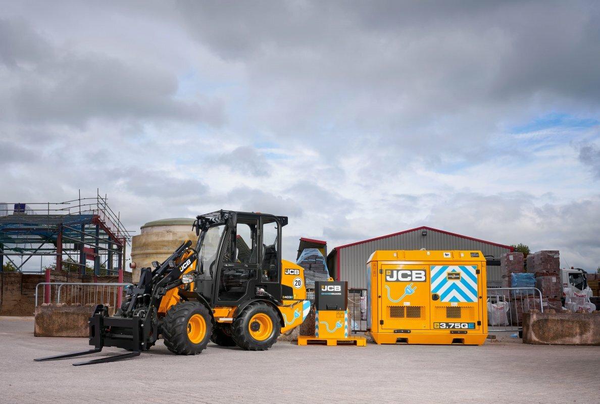 JCB-Heated cab option for JCB 403E compact wheeled loader