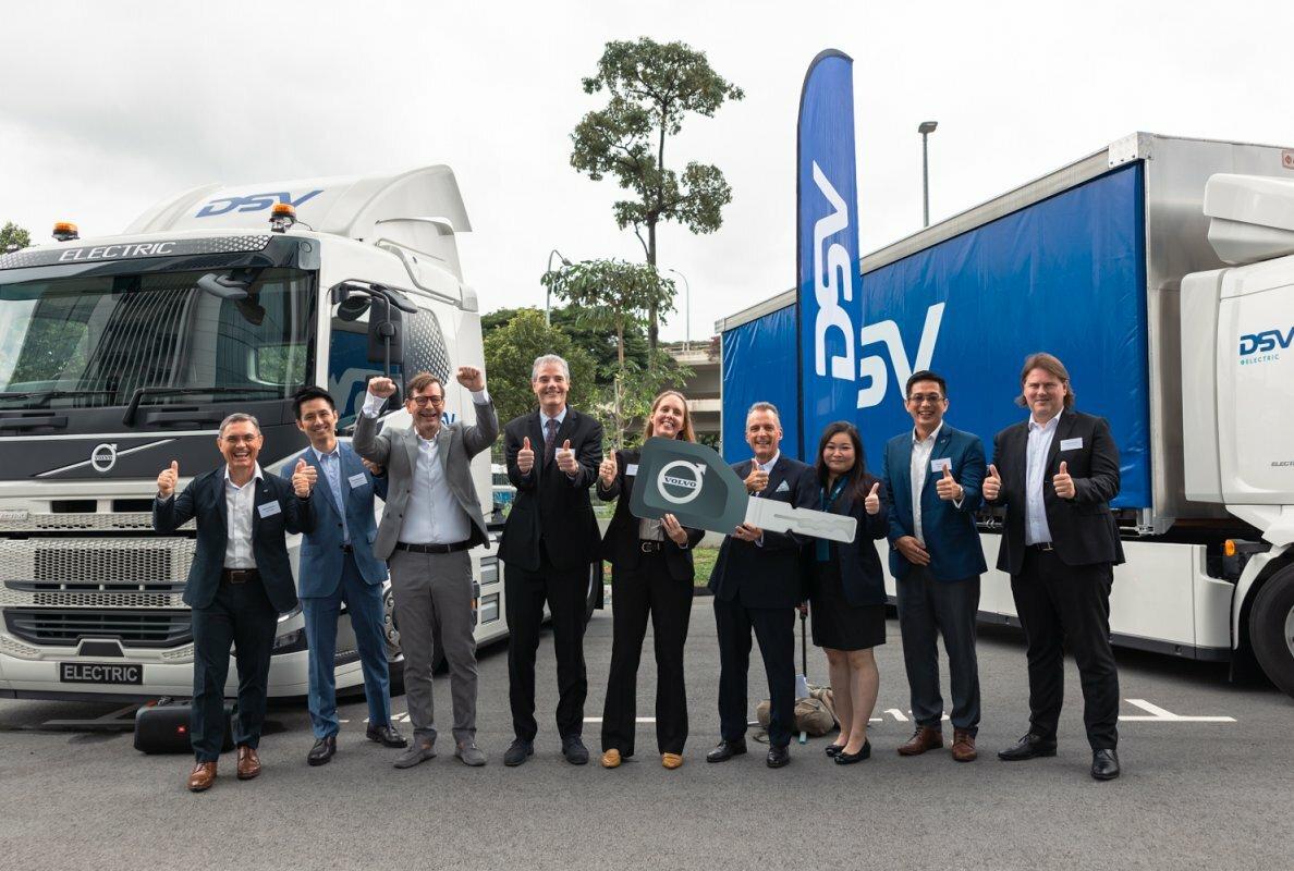 Global logistics giant acquires volvo electric trucks in singapore 1 59a