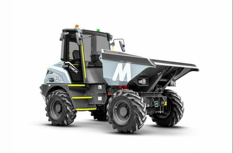 MECALAC-eMDX, the first 100% electric 6-ton dumper, performing with unequalled autonomy