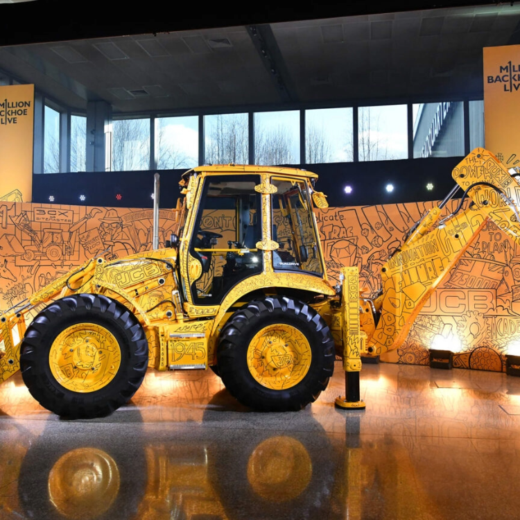 JCB celebrates 1 million backhoe milestone