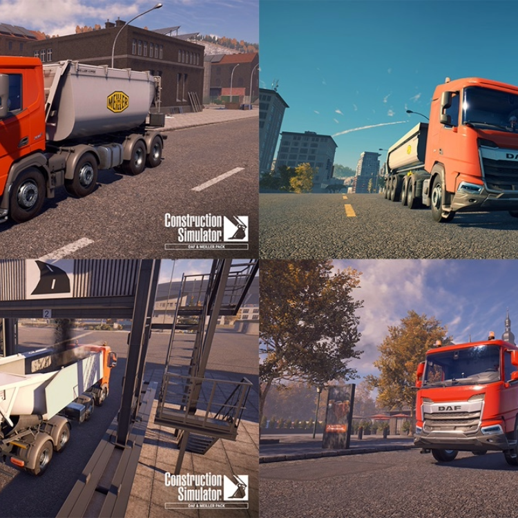 DAF-Driving sturdy DAF trucks in ‘Construction Simulator’ game