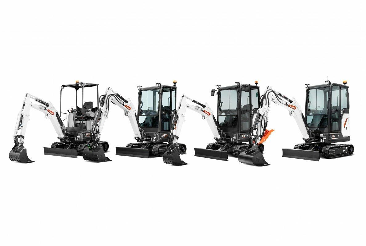 New bobcat 1 2 t mini excavators 1 26a